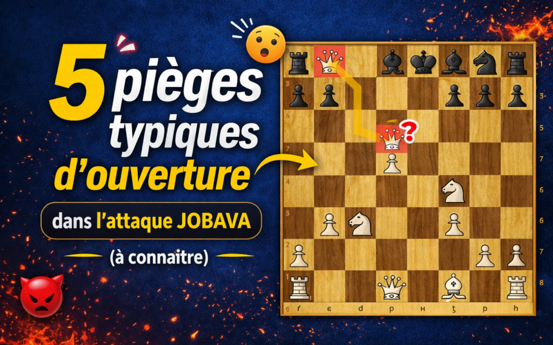 5 pièges typiques d’ouverture dans l’attaque Jobava