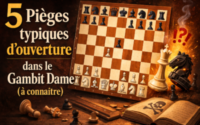 5 pièges typiques d’ouverture dans le Gambit Dame (à connaître)