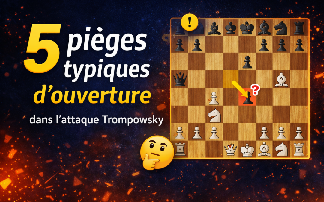 5 pièges typiques d’ouverture dans l’attaque Trompowsky